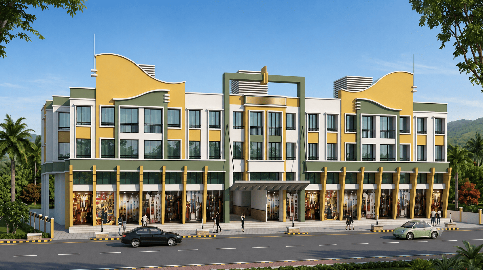 Shreeraj Nagar premium residential and commercial complex at Uran Municipal Council, Navi Mumbai by Shreeraj Group
